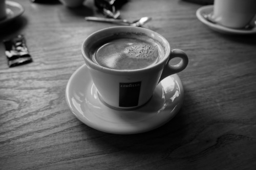Coffee Black and White